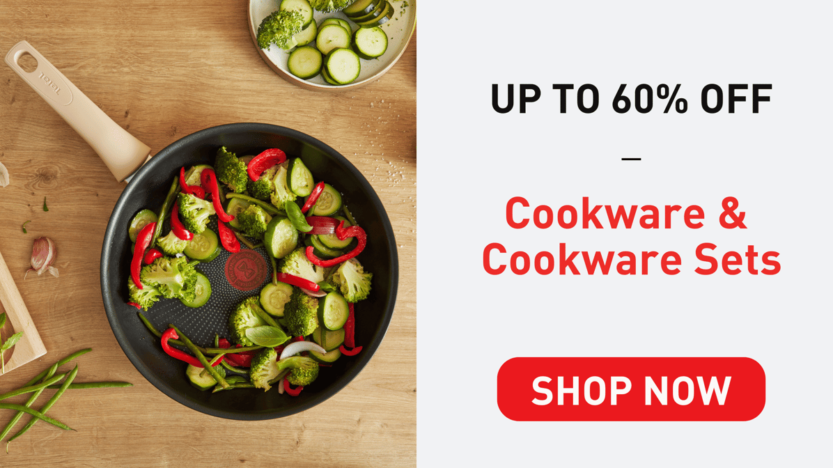 Save up to 60% off Cookware & Cookware Sets