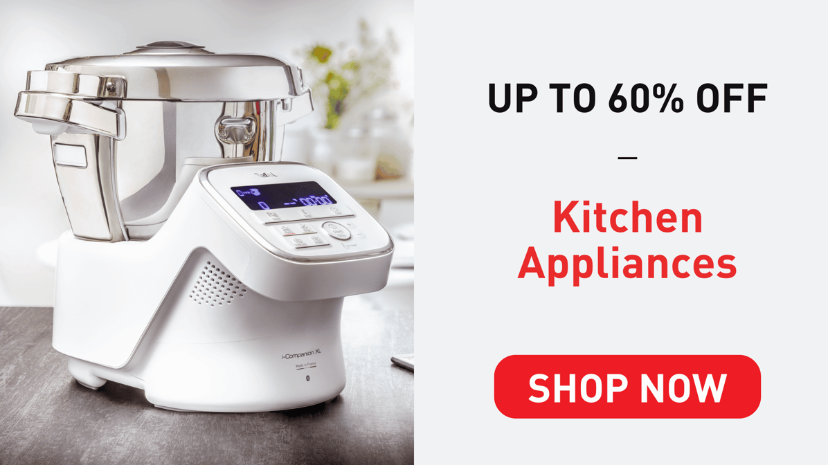 Save up to 60% off Kitchen Appliances