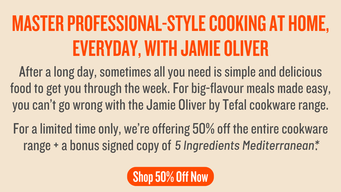 Master professional-style cooking at home, everyday, with Jamie Oliver